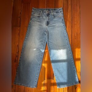 J.Jill Denim high-rise full-leg crop jeans in a women's size 8